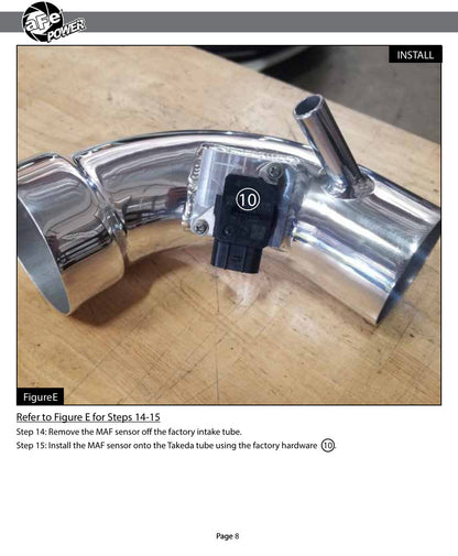 aFe Takeda Momentum Sealed Intake Stage 2 | Honda Civic Si 12-15 2.4L (TM-1018P-D)