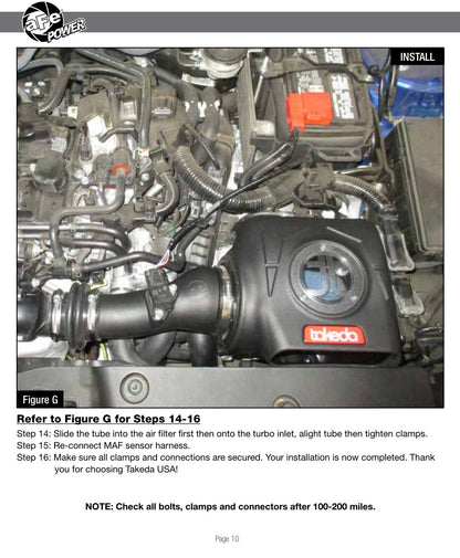 aFe Stage-2 PDS AIS Intake | Honda Civic 1.5L 2016 (TM-1024B-D)