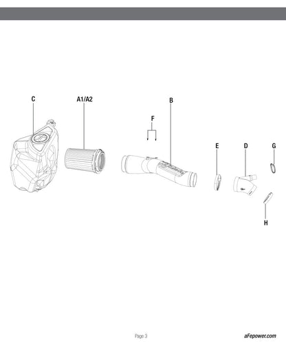 aFe Takeda Momentum PRO 5R CAI | Lexus RC/GS 2012-2026 (TM-2018B-R)