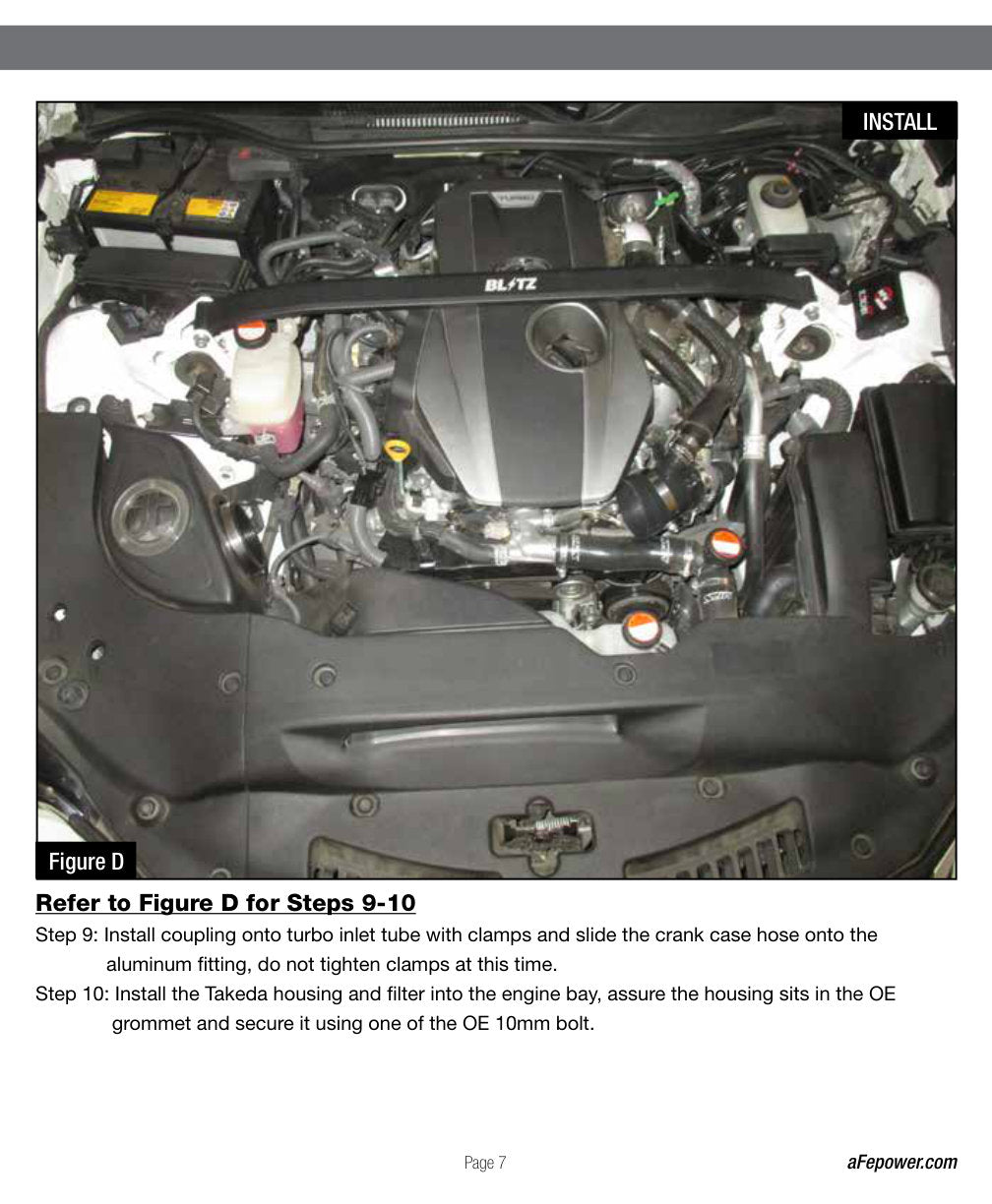 aFe Takeda Momentum PRO 5R CAI | Lexus RC/GS 2012-2026 (TM-2018B-R)
