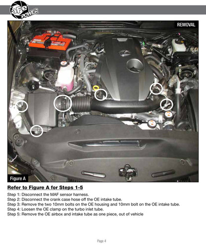 aFe Takeda Momentum GT Pro 5R Cold Air Intake | Lexus IS 200t (16-17) (TM-2019B-R)