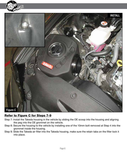 aFe Takeda Momentum GT Pro 5R Cold Air Intake | Lexus IS 200t (16-17) (TM-2019B-R)