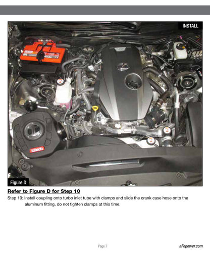 aFe Takeda Momentum GT Pro 5R Cold Air Intake | Lexus IS 200t (16-17) (TM-2019B-R)