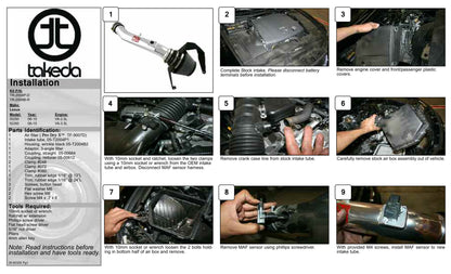 aFe Takeda Stage-2 Pro DRY S Intake | Lexus IS250/350 2.5L/3.5L V6 (06-14) Polished (TR-2004P-D)
