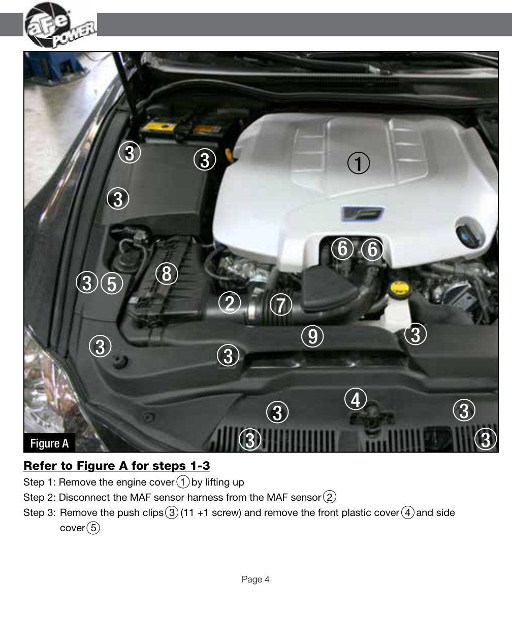 aFe Takeda Stage-2 PDS Intake | Lexus IS-F (08-11) (07-14) (TR-2011B)