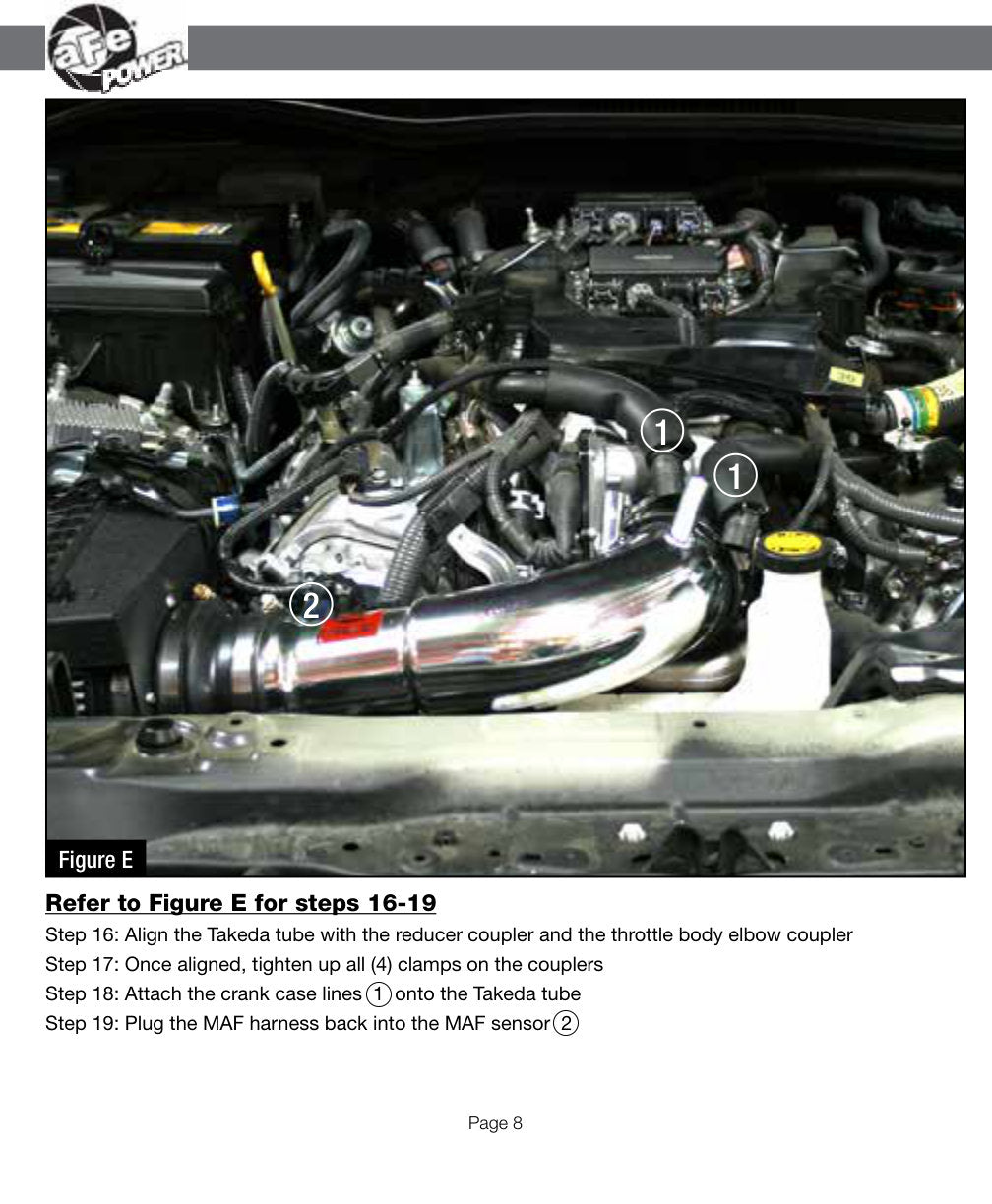 aFe Takeda Stage-2 PDS Intake | Lexus IS-F (08-11) (07-14) (TR-2011B)
