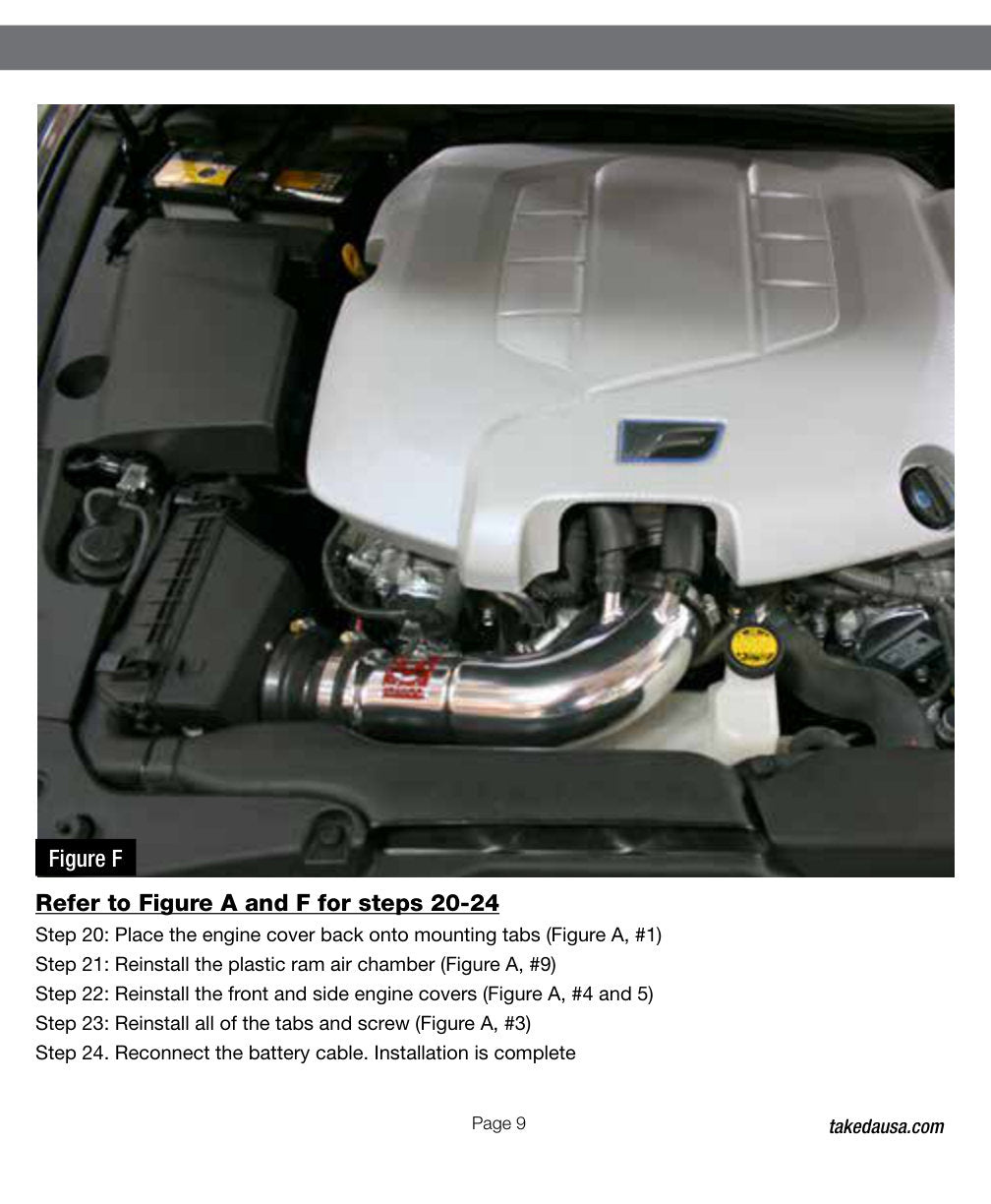 aFe Takeda Stage-2 PDS Intake | Lexus IS-F (08-11) (07-14) (TR-2011B)