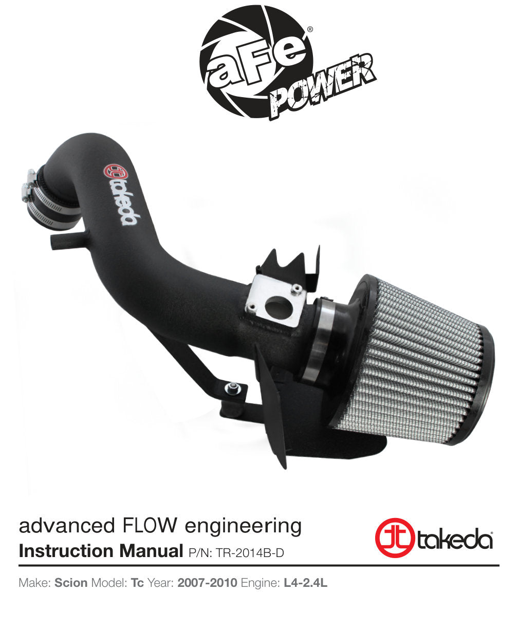 aFe Takeda Stage-2 PRO Dry S Intake | Scion tC 2.4L (07-10) (TR-2014B-D)