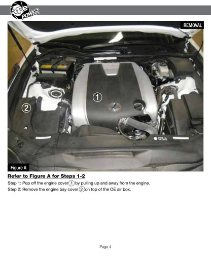 aFe Takeda Stage-2 Pro 5R Cold Air Intake | Lexus RC 350 3.5L (15-17) (TR-2015B-1R)