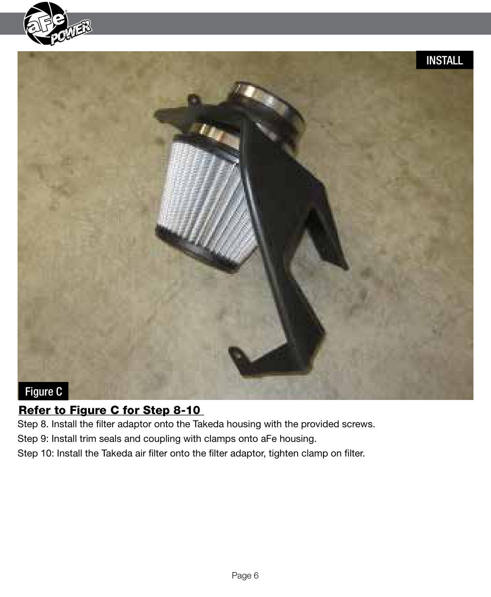 aFe Takeda Stage-2 Pro 5R Cold Air Intake | Lexus RC 350 3.5L (15-17) (TR-2015B-1R)