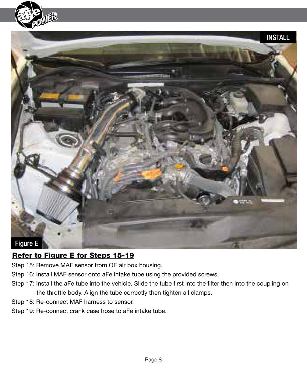 aFe Takeda Stage-2 Pro 5R Cold Air Intake | Lexus RC 350 3.5L (15-17) (TR-2015B-1R)