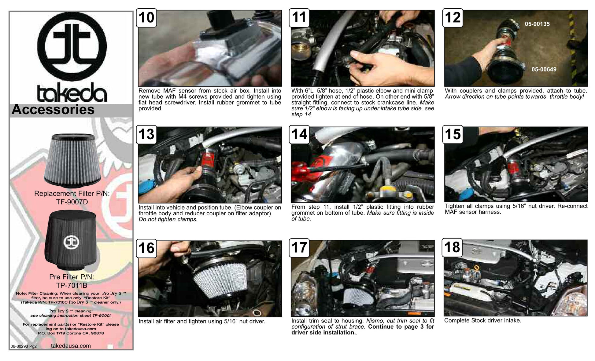 aFe Takeda Stage-2 Cold Air Intake | Nissan 350Z 07-08 V6-3.5L (TR-3004P)