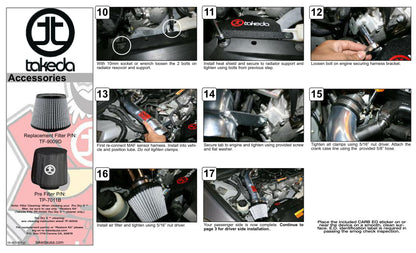 aFe Takeda Stage-2 Cold Air Intake | Infiniti G37 Coupe V6-3.7L (08-12) (TR-3008P)
