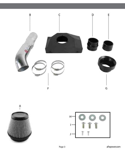 aFe Takeda Stage-2 Cold Air Intake | Infiniti G35 (03-06) (TR-3015P)