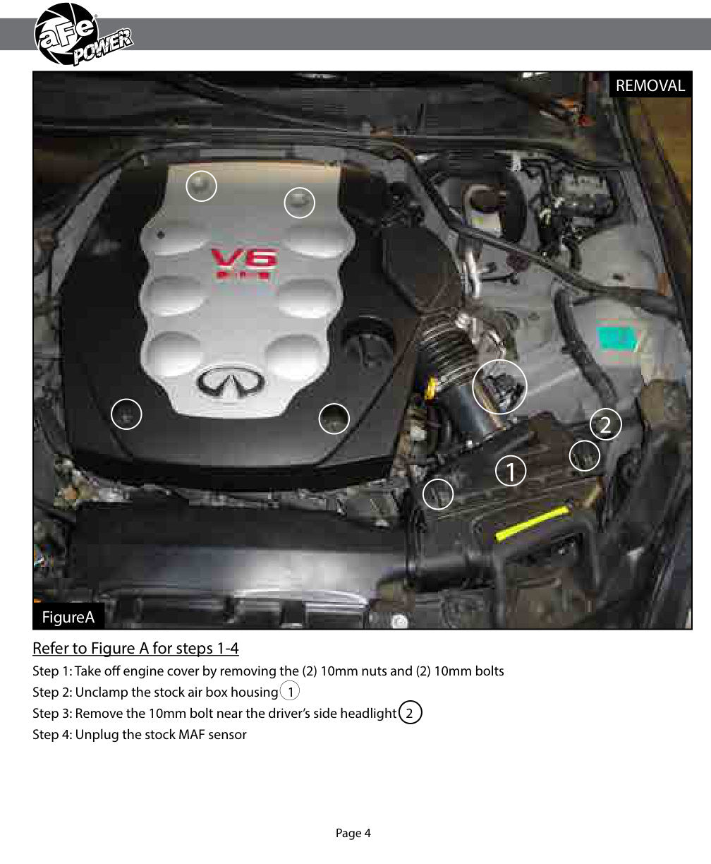 aFe Takeda Stage-2 Cold Air Intake | Infiniti G35 (03-06) (TR-3015P)
