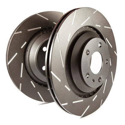 EBC USR Slotted Front Rotors (320x30mm) | 12-16 Audi A4 2.0 Turbo