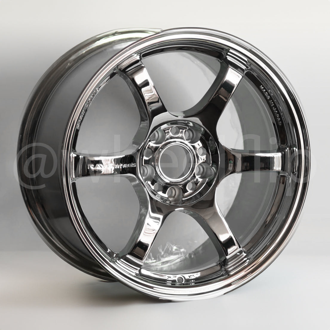 Gram Lights 57DR 17x9 +38 5x114.3 Chrome Plating (SET)