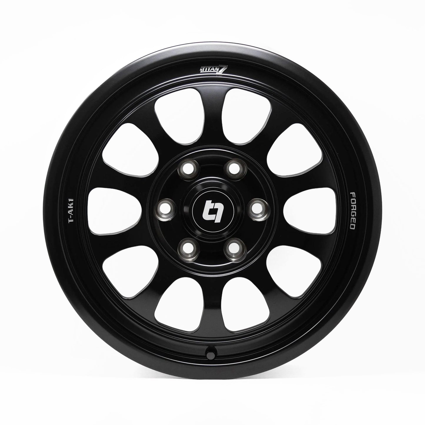 Titan 7 T-AK1 17x7.5 +42 6x130 Machine Black for Mercedes Sprinter (SET)