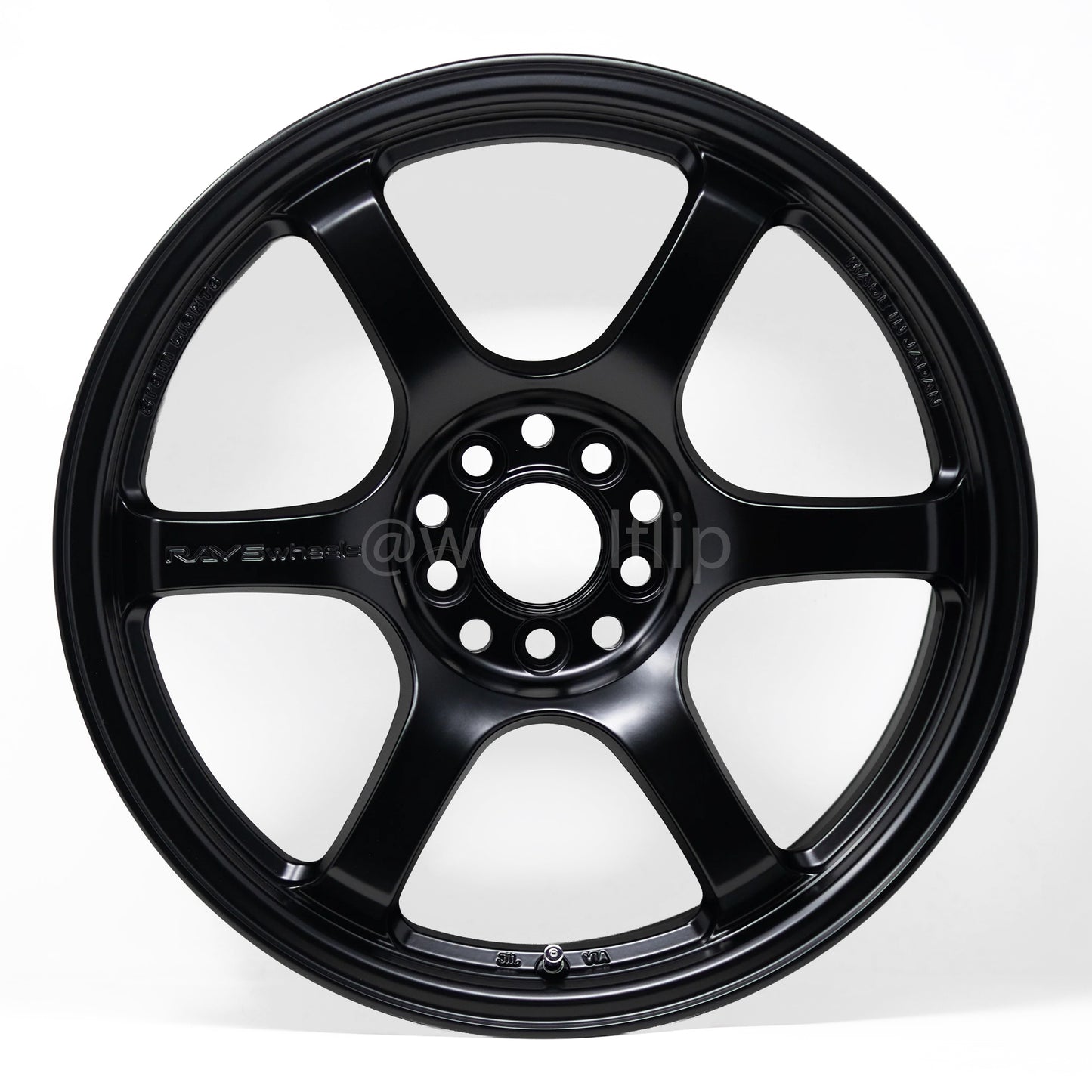 Gram Lights 57DR 17x9 +12 5x114.3 Semi Gloss Black (SET)