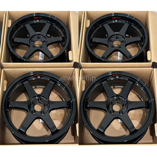 Volk Racing TE37SL 19x9.5 +22, 19x10.5 +35 5x112 Black (SET)