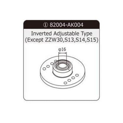 HKS INVERTED ADJUSTABLE SPHERICAL BEARING TYPE1 (82004-AK004)