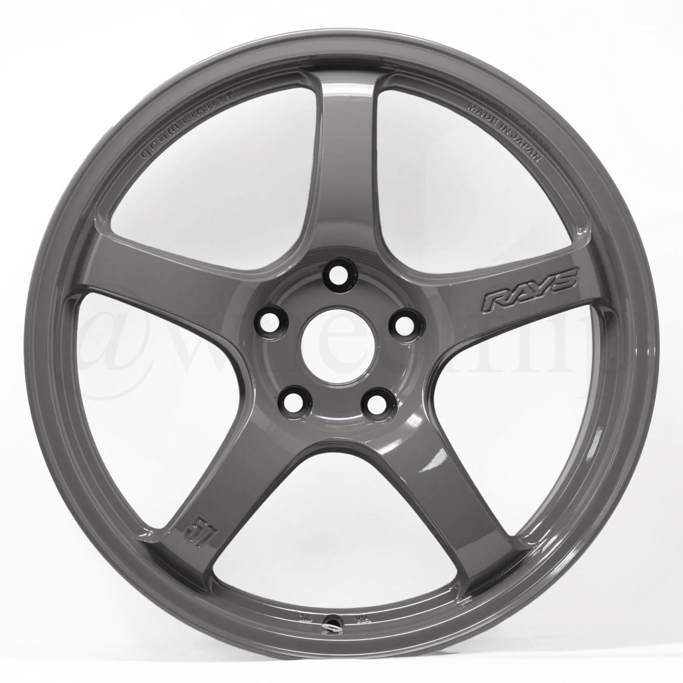Gram Lights 57CR 18x9.5 +38 5x114.3 Glossy Gray (SET)