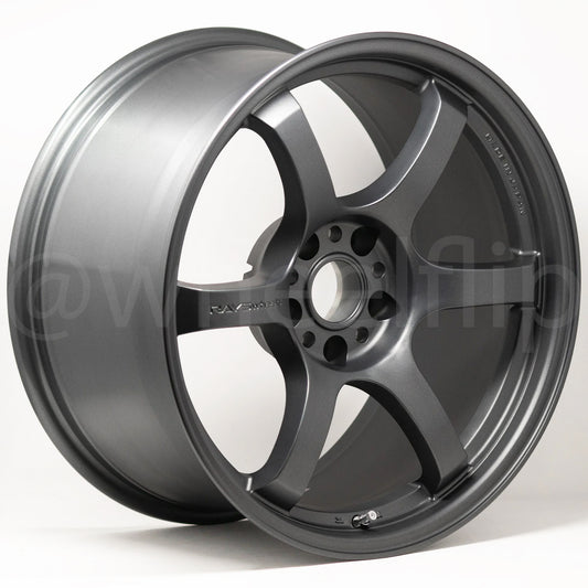 Gram Lights 57DR 18x9.5 +38 5x114.3 Gun Blue 2