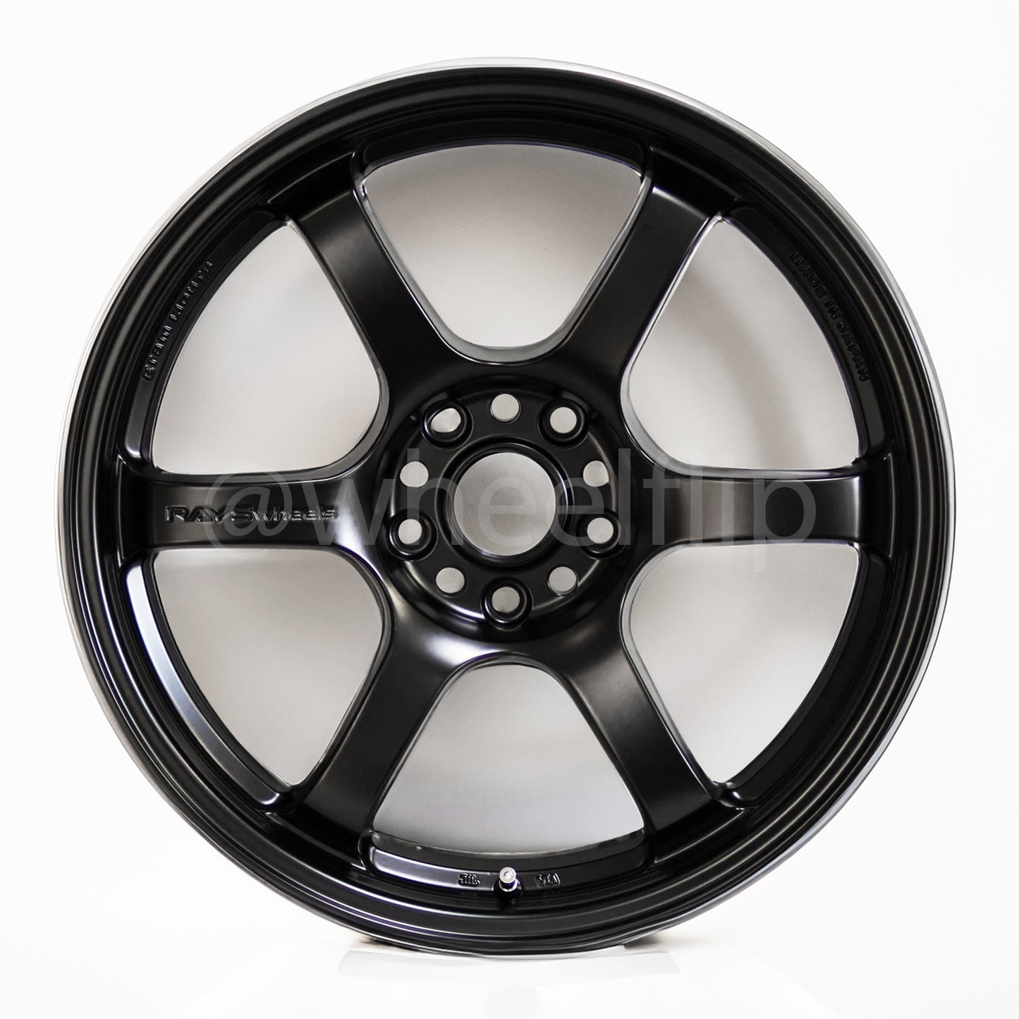 Gram Lights 57DR 18x8.5 +37 5x114.3 Semi Gloss Black (SET)