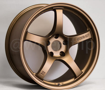 Gram Lights 57CR 18x9.5 +38 5x114.3 Bronze 2 (SET)