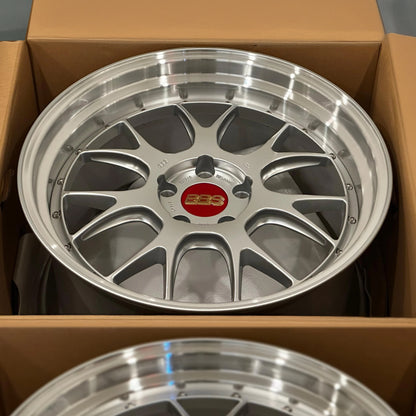 BBS LM-R 20x9.5 +23, 20x11 +40 5x120 Diamond Silver (SET)