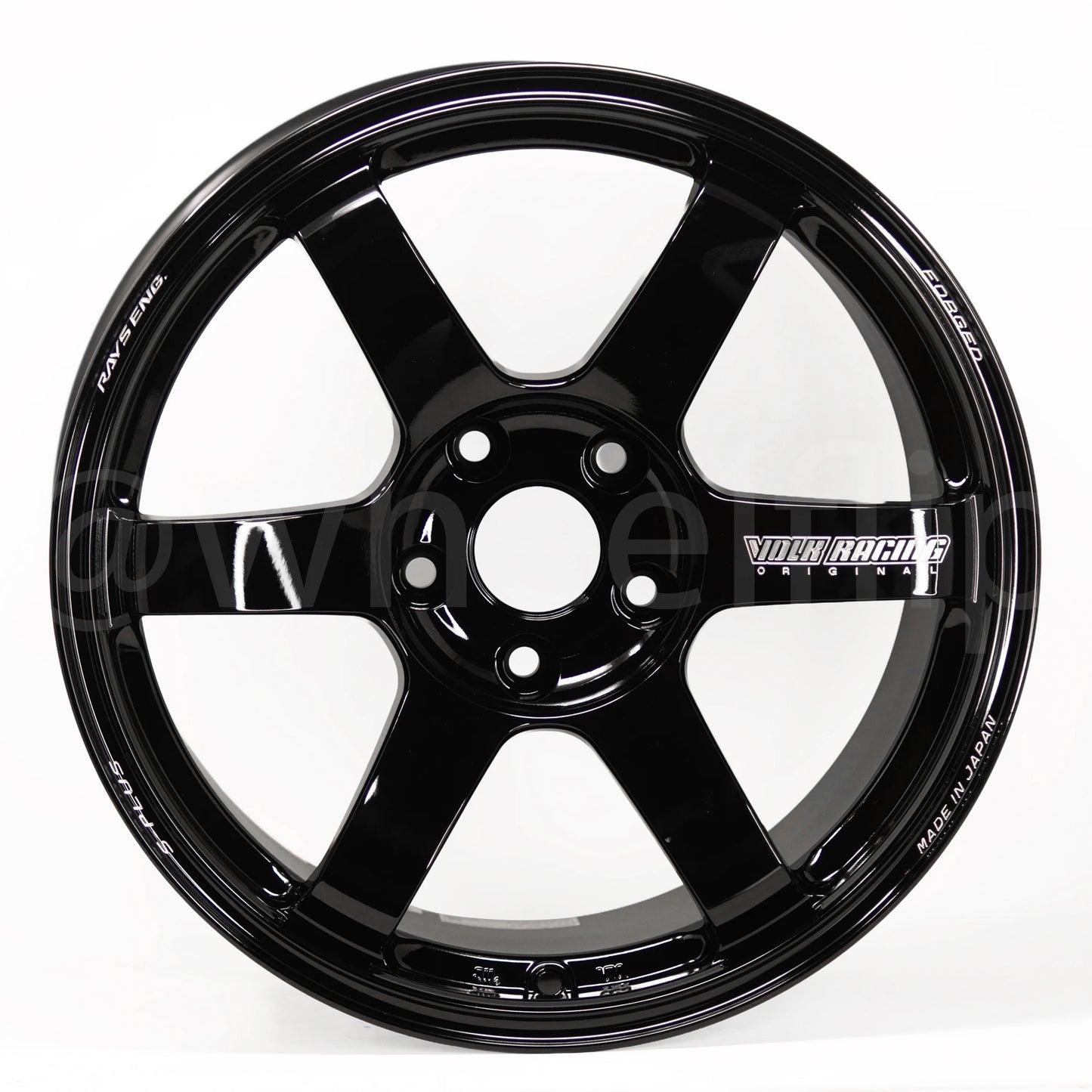 Volk Racing TE37 Saga S-Plus 17x9 +22 5x114.3 Black (SET)