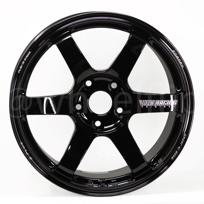 Volk Racing TE37 Saga S-Plus 17x9 +22 5x114.3 Black (SET)