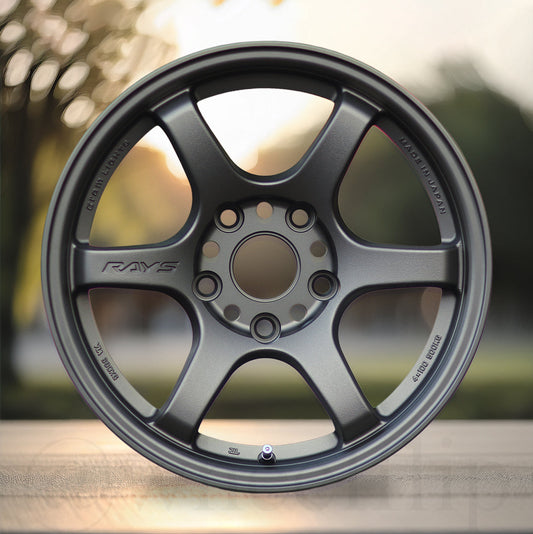 Gram Lights 57DR 15x8 +28 4x100 Gun Blue 2 (SET)