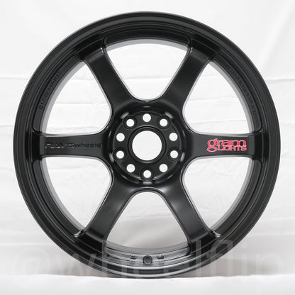 Gram Lights 57DR 18x10.5 +12 5x114.3 Semi Gloss Black