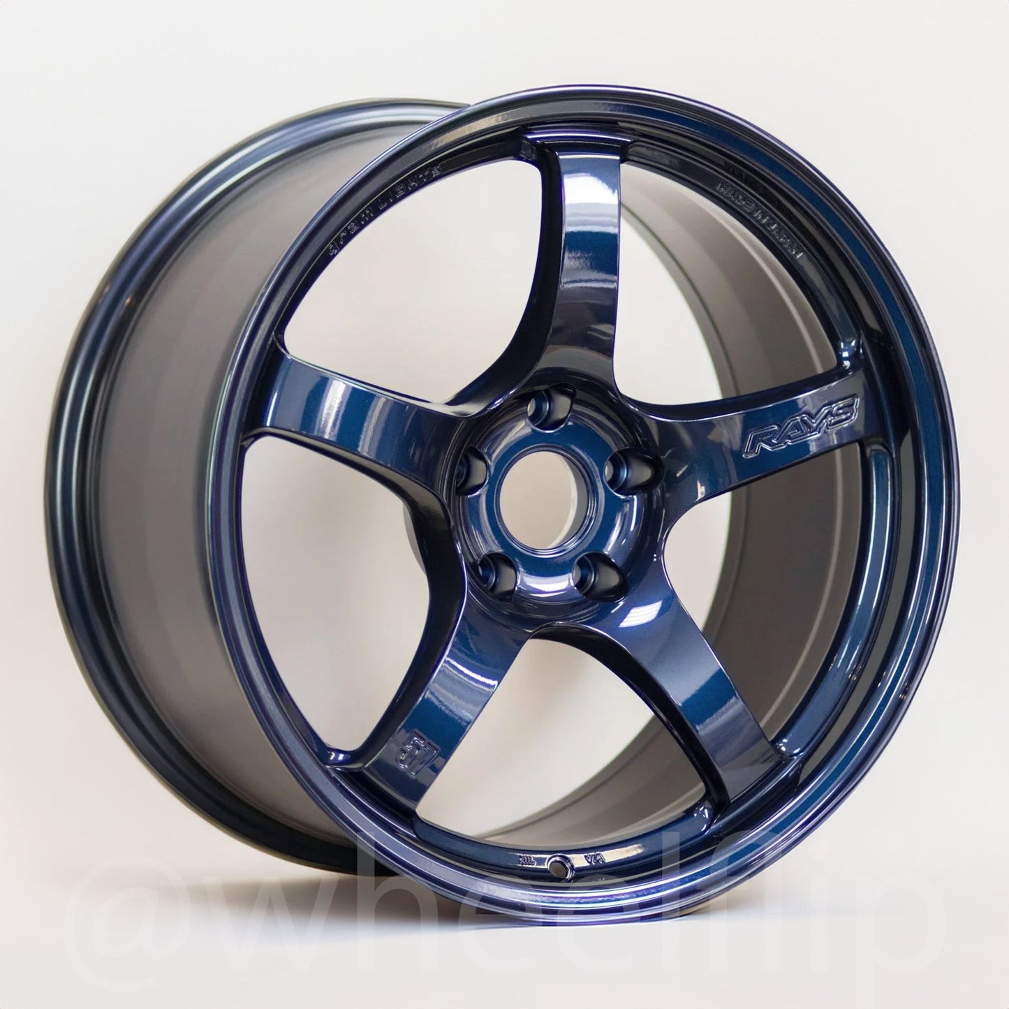 Gram Lights 57CR 18x9.5 +22 5x114.3 Eternal Blue Pearl (SET)