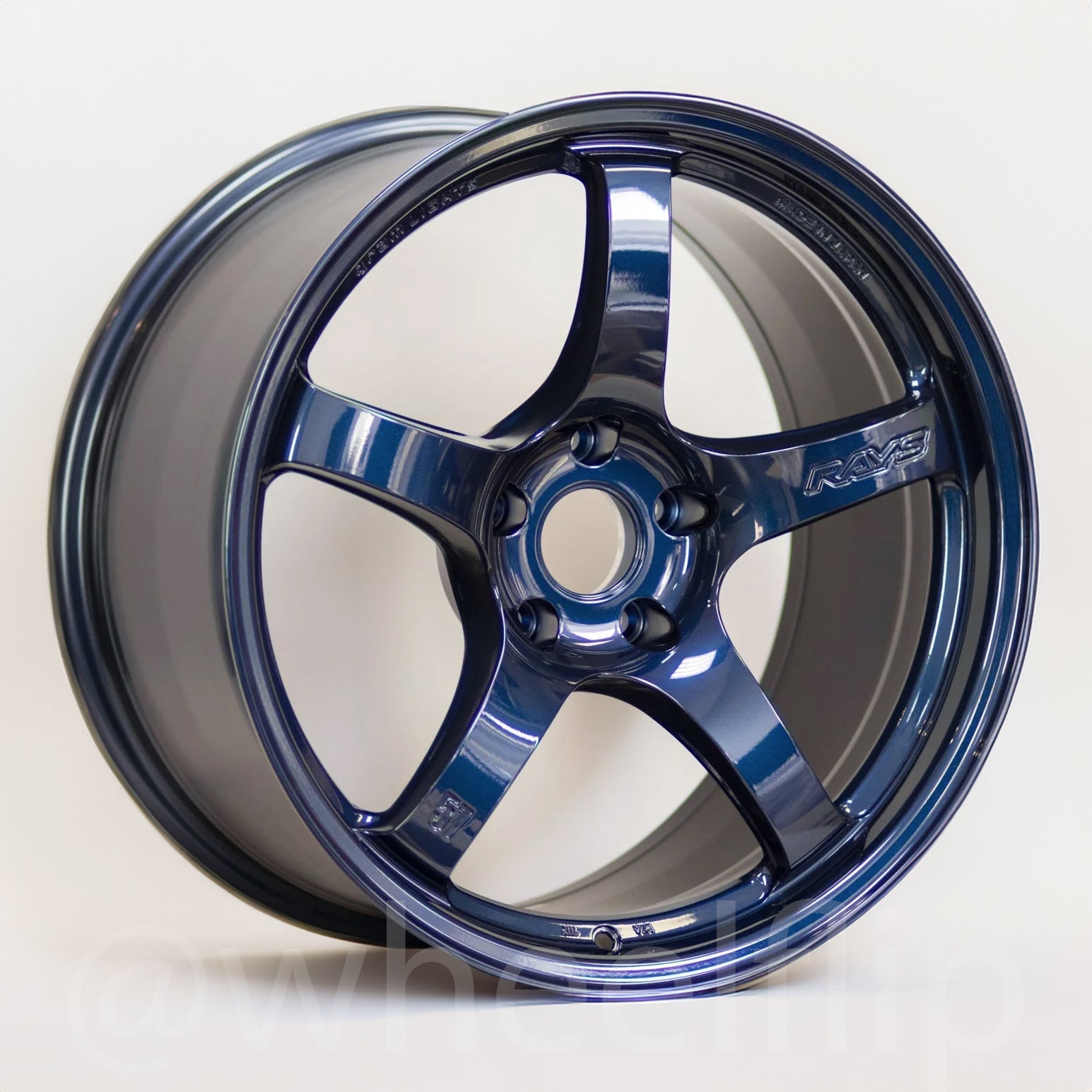 Gram Lights 57CR 18x9.5 +38 5x120 Eternal Blue Pearl (SET)