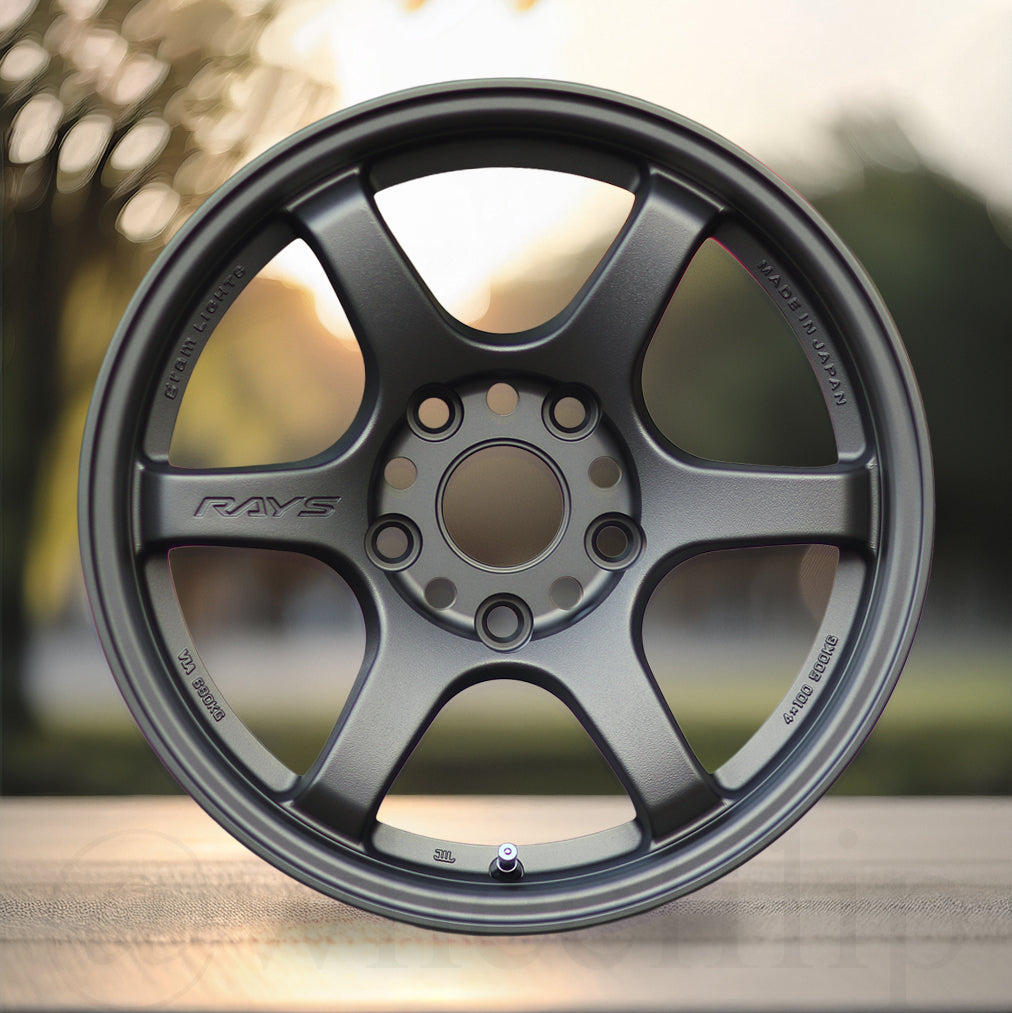 Gram Lights 57DR 15x8 +28 4x100 Gun Blue 2