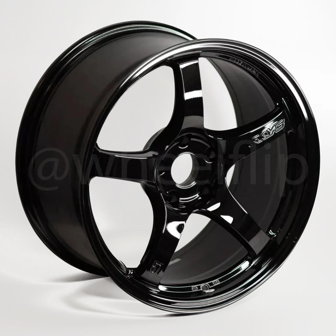 Gram Lights 57CR 18x9.5 +38 5x114.3 Glossy Black
