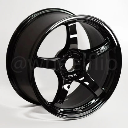 Gram Lights 57CR 18x9.5 +38 5x114.3 Glossy Black