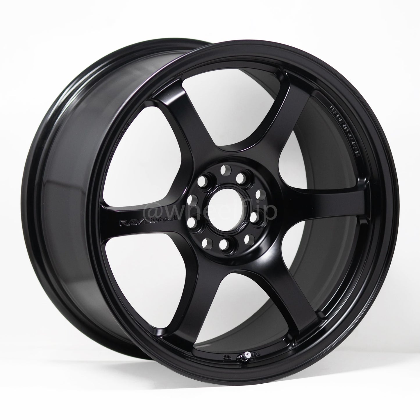 Gram Lights 57DR 17x9 +12 5x114.3 Semi Gloss Black (SET)