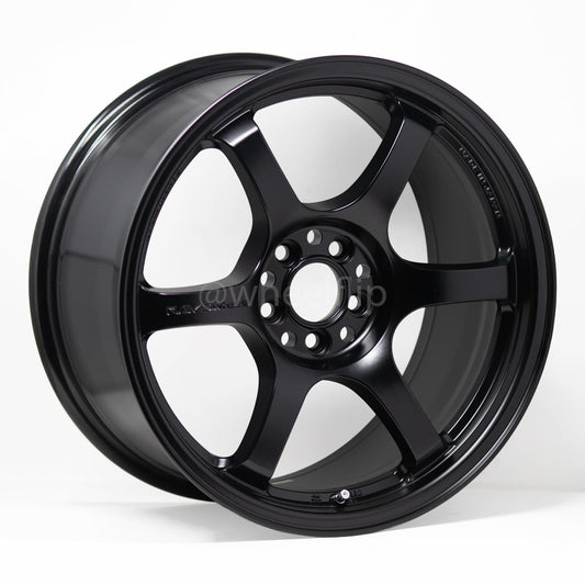 Gram Lights 57DR 17x9 +12 5x114.3 Semi Gloss Black (SET)