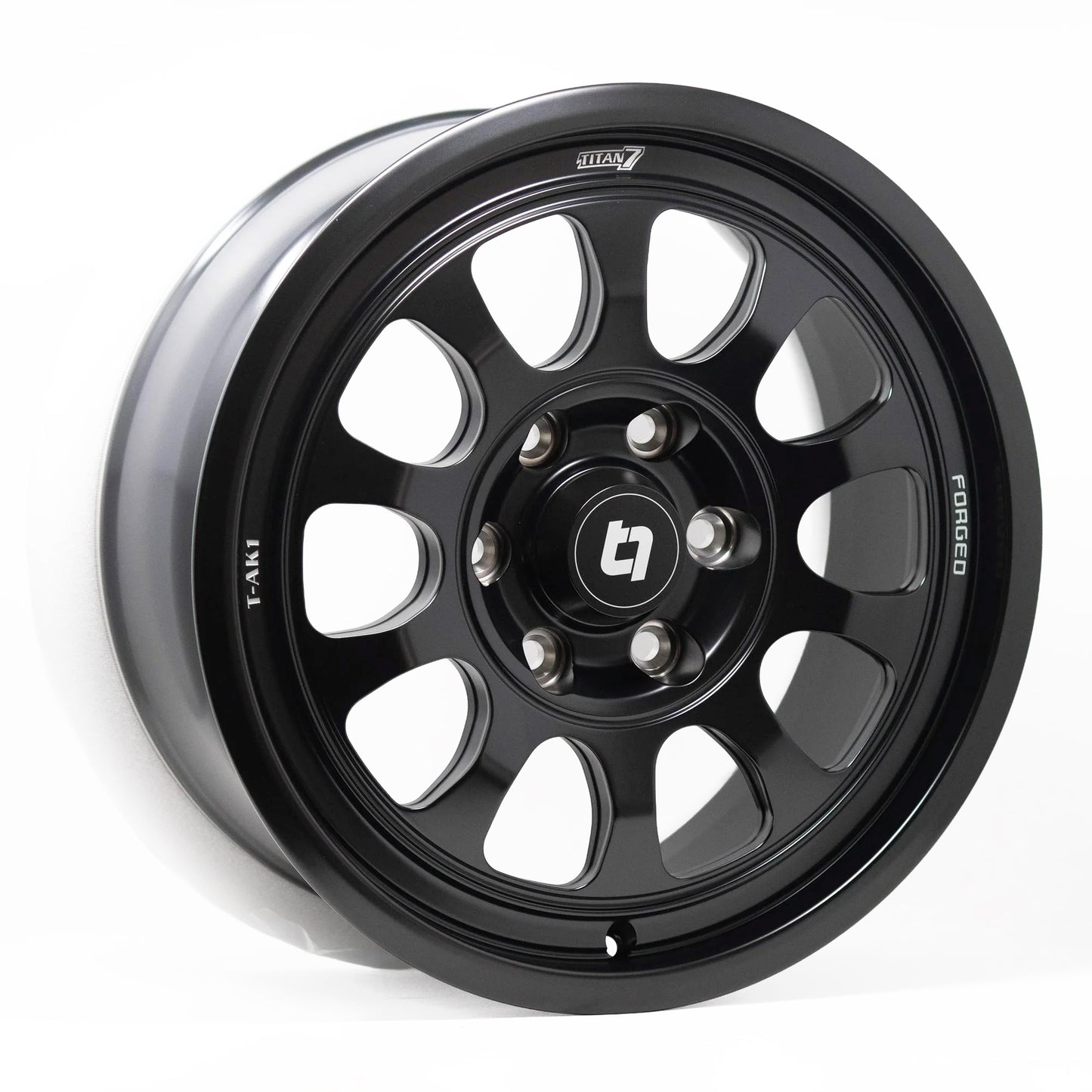 Titan 7 T-AK1 17x7.5 +42 6x130 Machine Black for Mercedes Sprinter (SET)