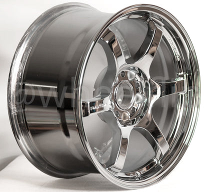 Gram Lights 57DR 17x9 +12 5x114.3 Chrome Plating (SET)