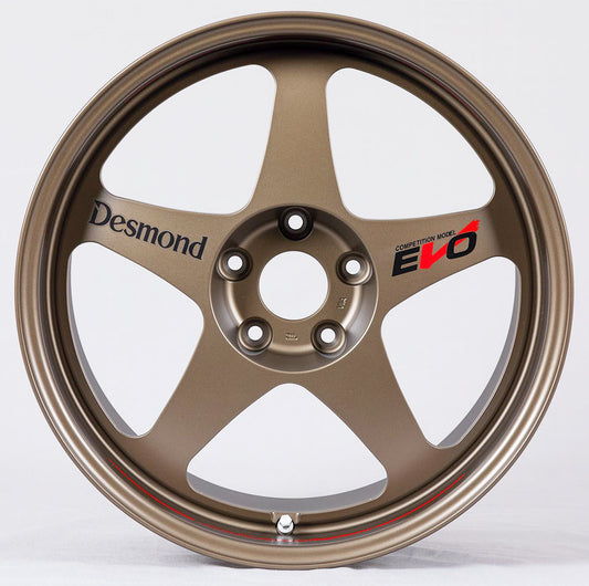 Desmond Regamaster EVO II 18x10 +25 5x120 Satin Bronze (SET)