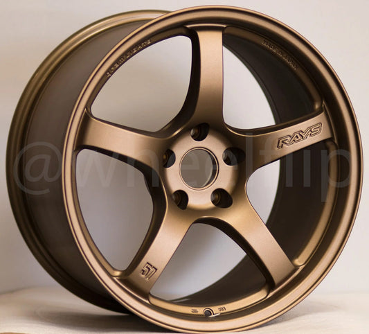 Gram Lights 57CR 19x9.5 +25 5x112 Bronze 2-WheelFlip