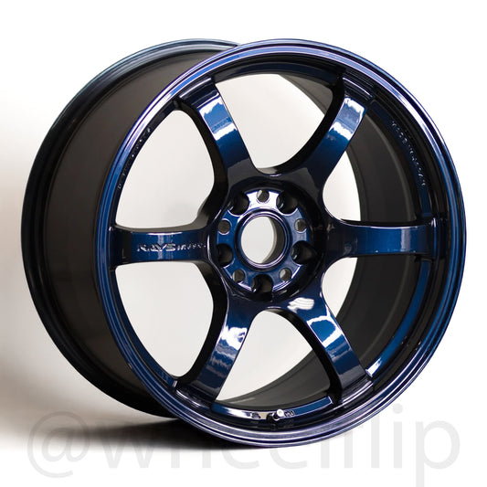 Gram Lights 57DR 18x9.5 +22 5x114.3 Eternal Blue Pearl (SET)