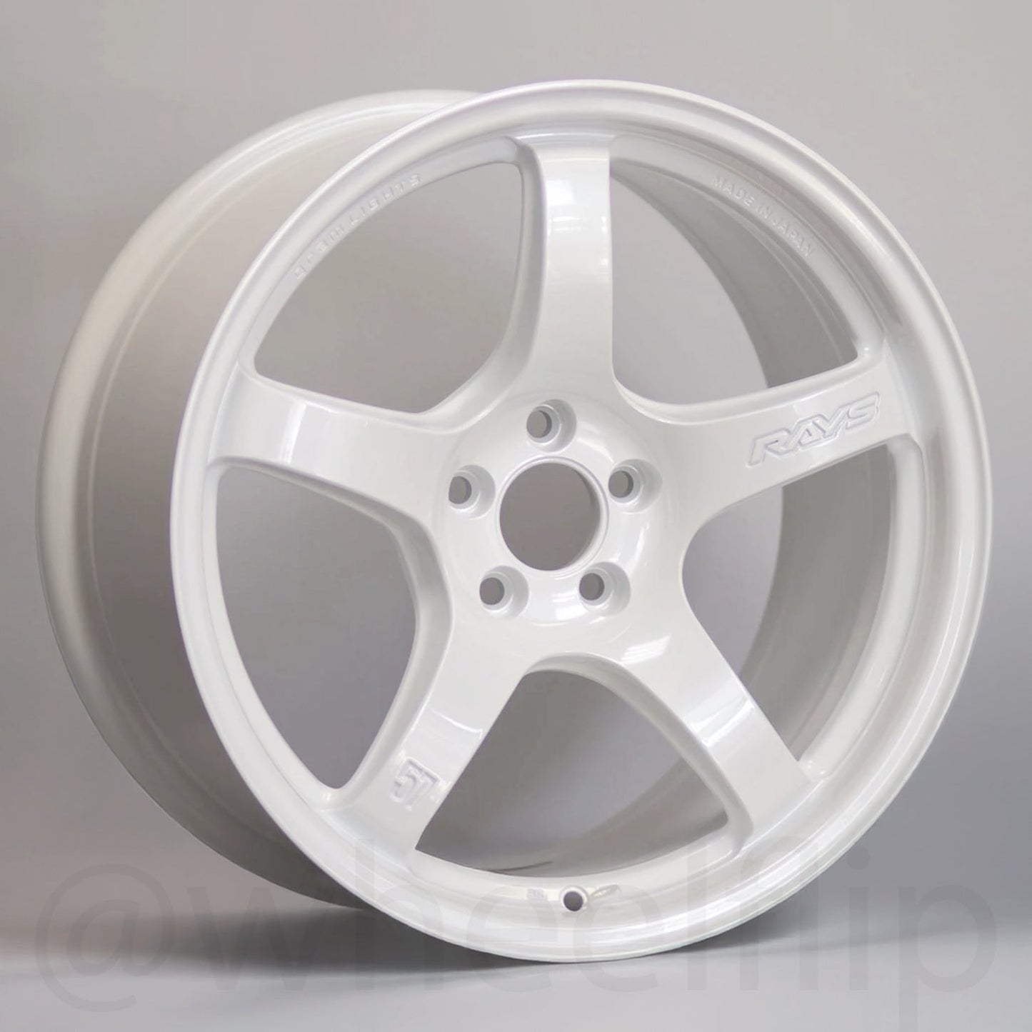 Gram Lights 57CR 17x9 +38 5x100 Ceramic White Pearl