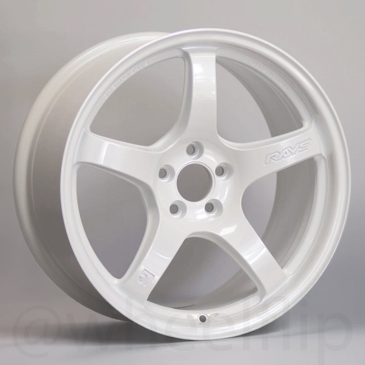 Gram Lights 57CR 17x9 +38 5x100 Ceramic White Pearl