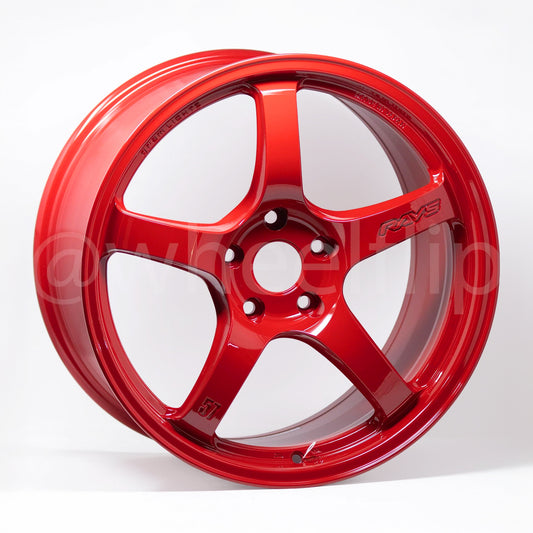 Gram Lights 57CR 18x9.5 +38 5x114.3 Milano Red (SET)