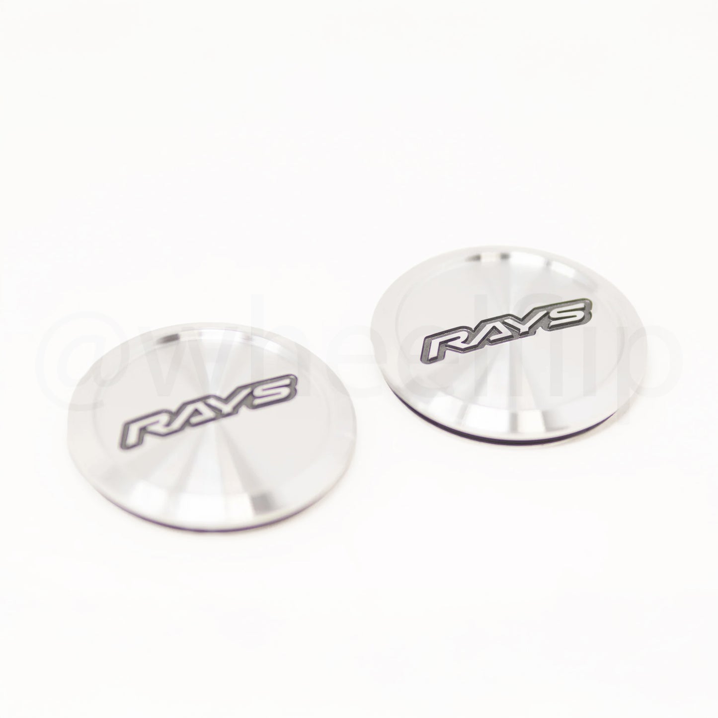 Rays Volk Racing Low Type Center Cap - Diamond Cut/ Silver (SET)